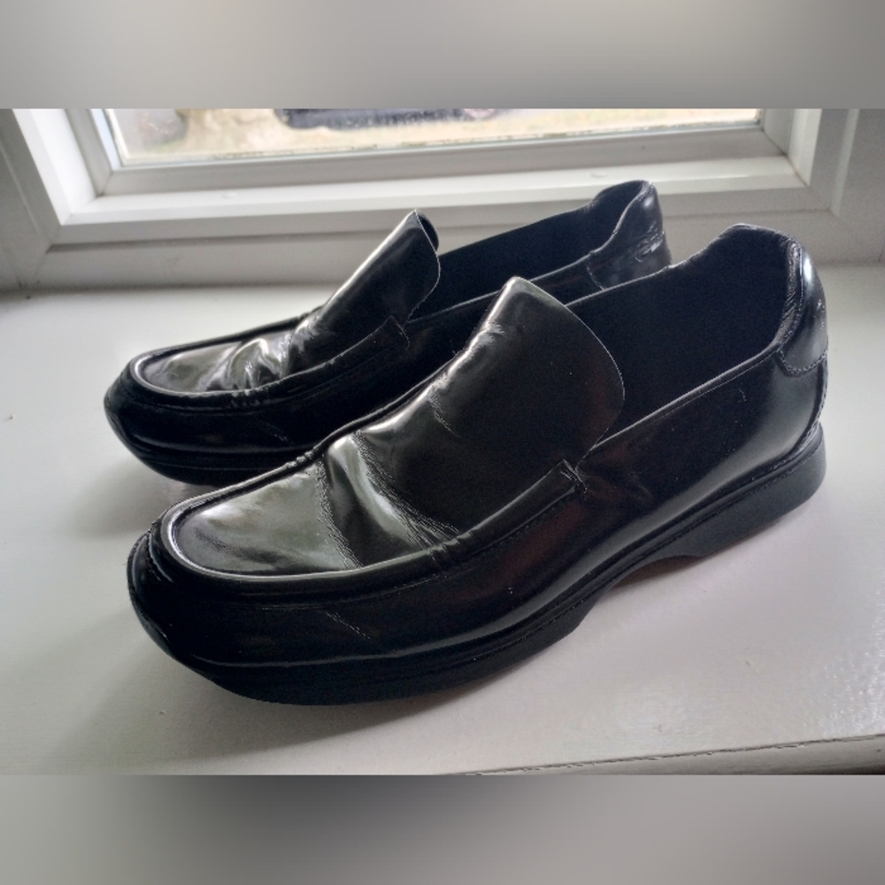 Authentic GUCCI Mens Loafers Black 7D